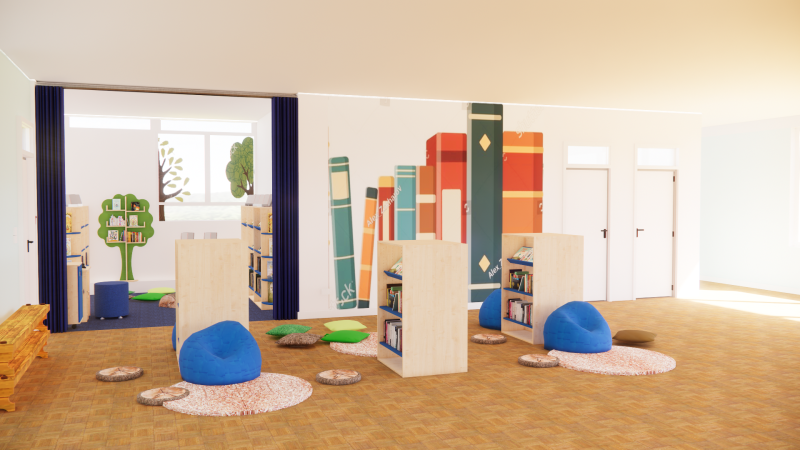 Edith Moorhouse Primary School library