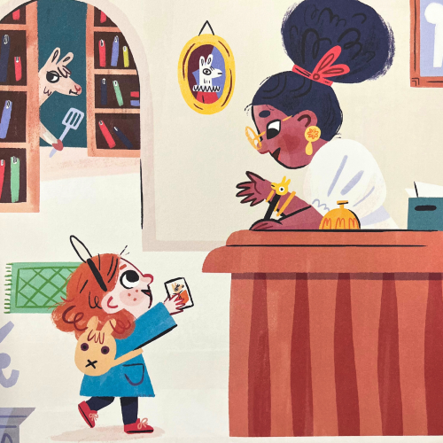 Llama Library | Illustration credit Ella Bailey