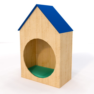 Birdhouse porthole den - vinyl