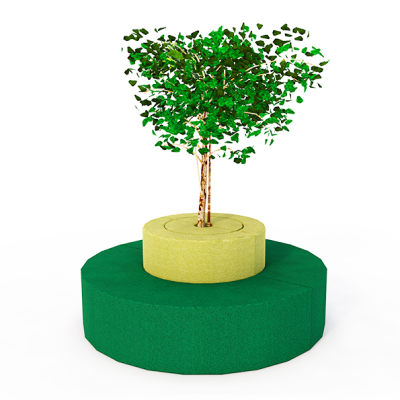 Ficus reading tree with large circular seat