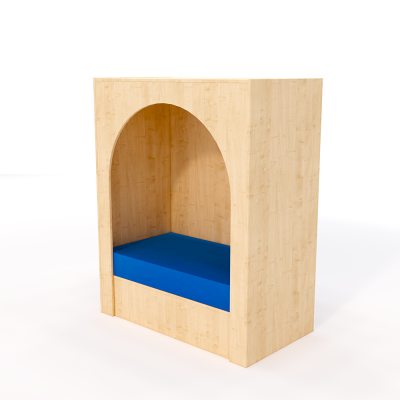 Reading nook with cushion